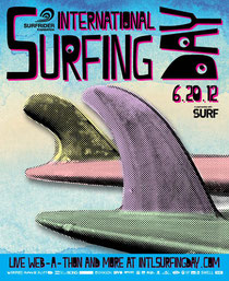 international surfing day poster